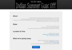 The Guac Off 2012 site