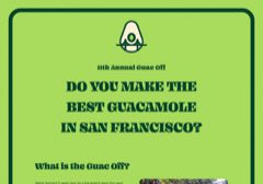 The Guac Off 2022 site